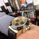 Rolex Daytona Gold Dial Black Rubber Strap Watch New Replica (2)_th.jpg
